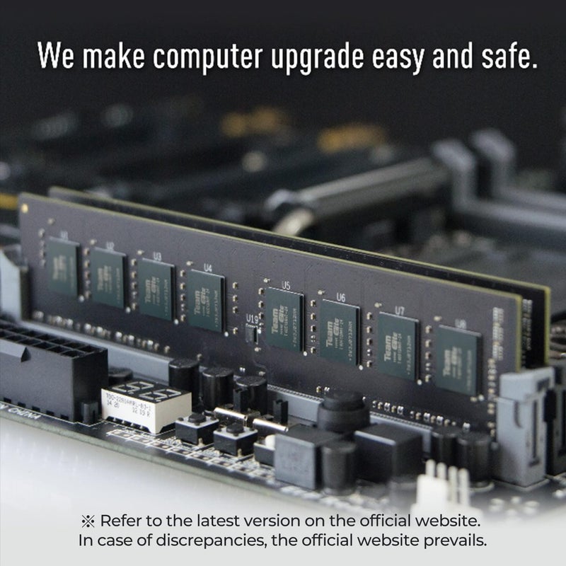 TEAMGROUP Elite DDR4 16GB Kit (2 x 8GB) 3200MHz (PC4-25600) CL22 Unbuffered Non-ECC 1.2V UDIMM 288 Pin PC Computer Desktop Memory Module Ram Upgrade - TED416G3200C22DC01 - Image 2